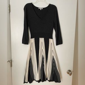 SPENSE LONG SLEEVE FIT & FLARE SWEATER DRESS